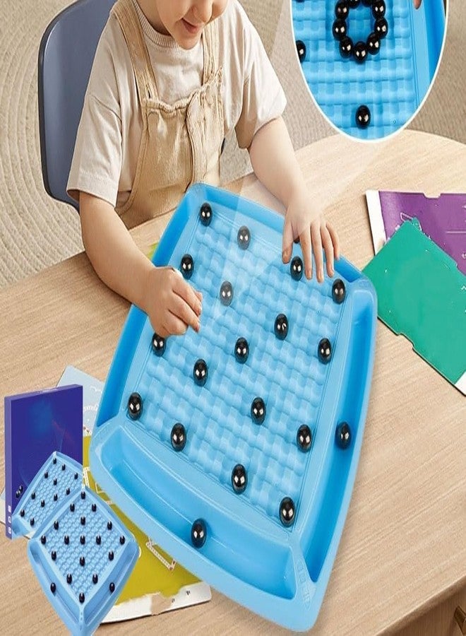 SANTALON Magnetic Induction Chess Game Creative Multiplayer Portable Rock Board Game, Puzzle inrective leser Game- Magnetic Pieces Game Set - Tabletop... - Image 4